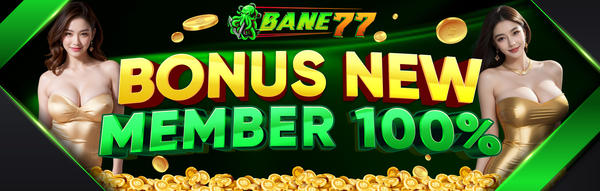 BONUS NEW MEMBER100%